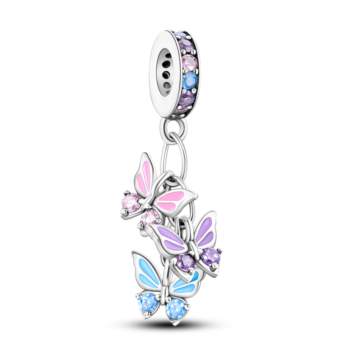 Charm Triple Mariposa