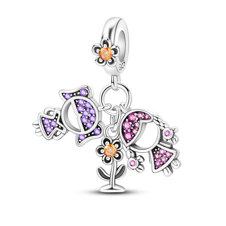Charm Mejores Amigas Diamantadas