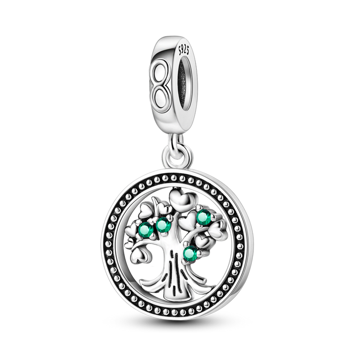 Charm Arbol de Amor Eterno Plateado