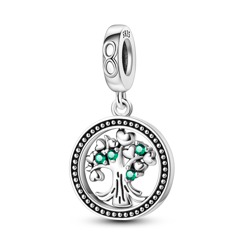 Charm Arbol de Amor Eterno Plateado