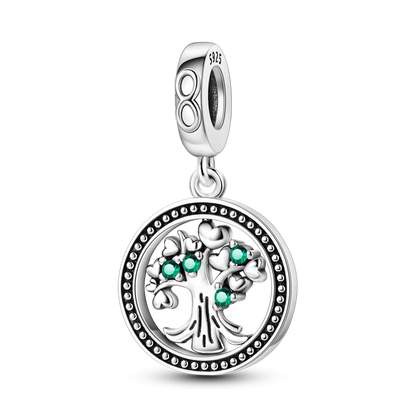 Charm Arbol de Amor Eterno Plateado