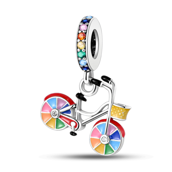 Charm Bicicleta de Arcoíris