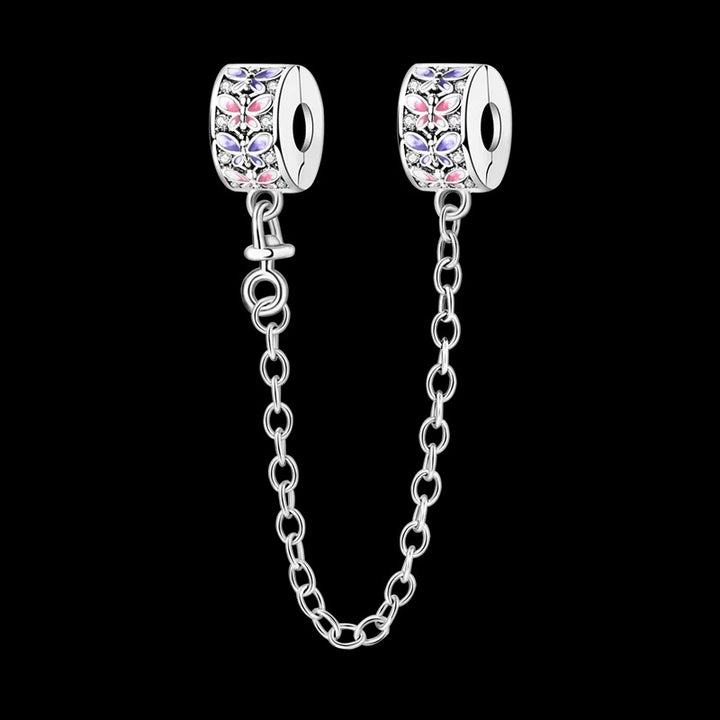 Cadena de Seguridad Mariposas Celestiales