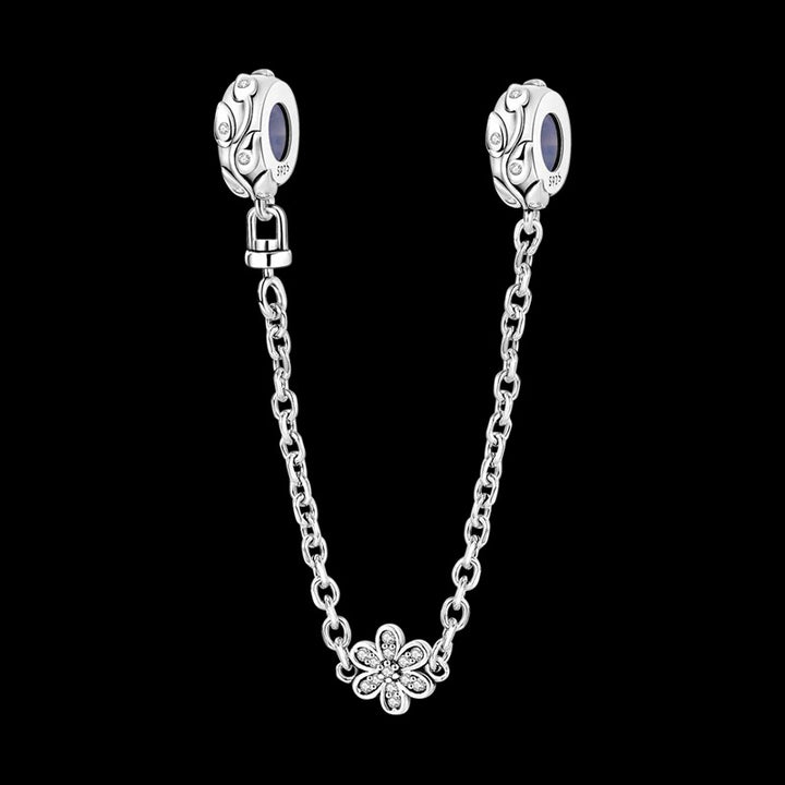 Cadena de Seguridad Flor Diamantada