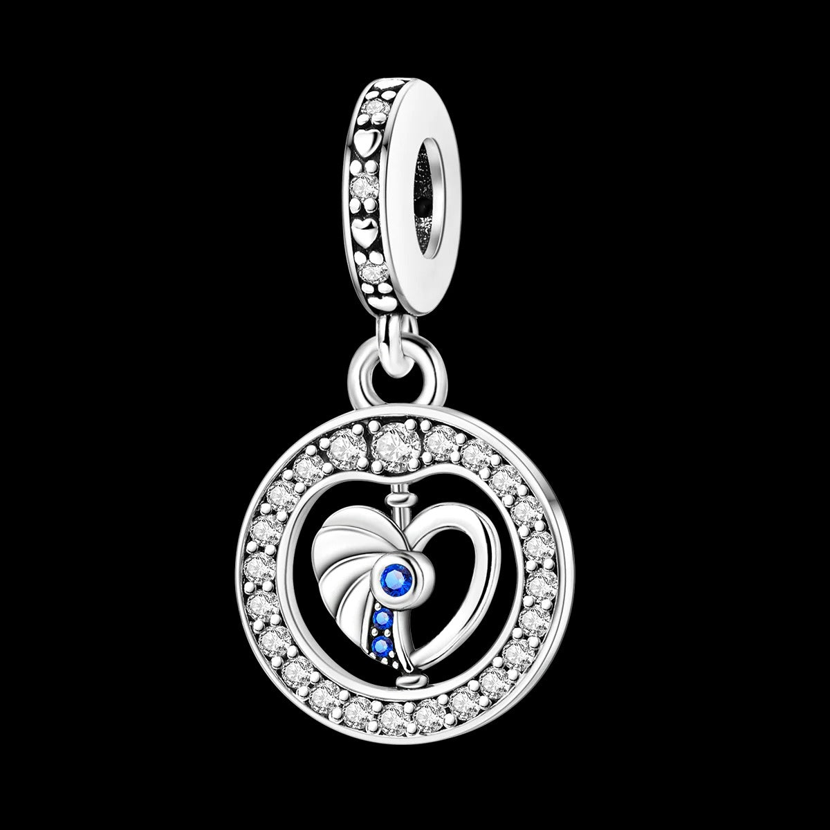 Charm Corazon Giratorio