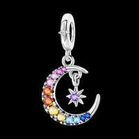 Thumbnail for Charm Amuleto de Luna & Estrella de Gemas