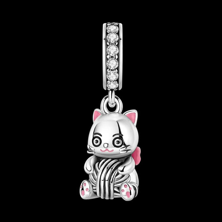 Charm Gatito con Estambre