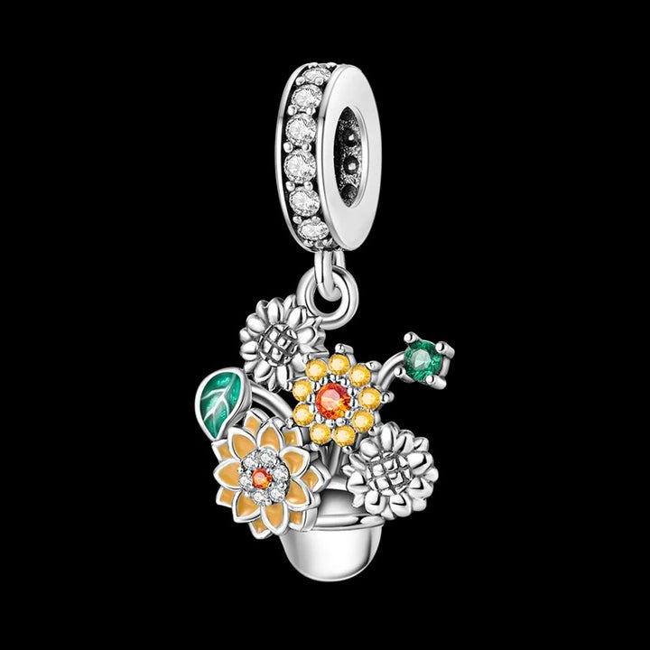 Charm Maceta de Girasoles