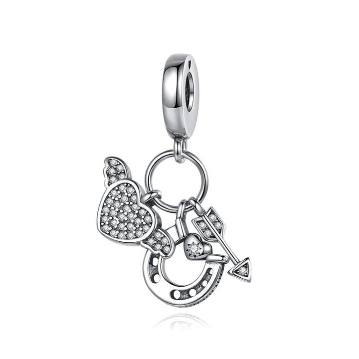 Charm Corazón, Herradura y Flecha