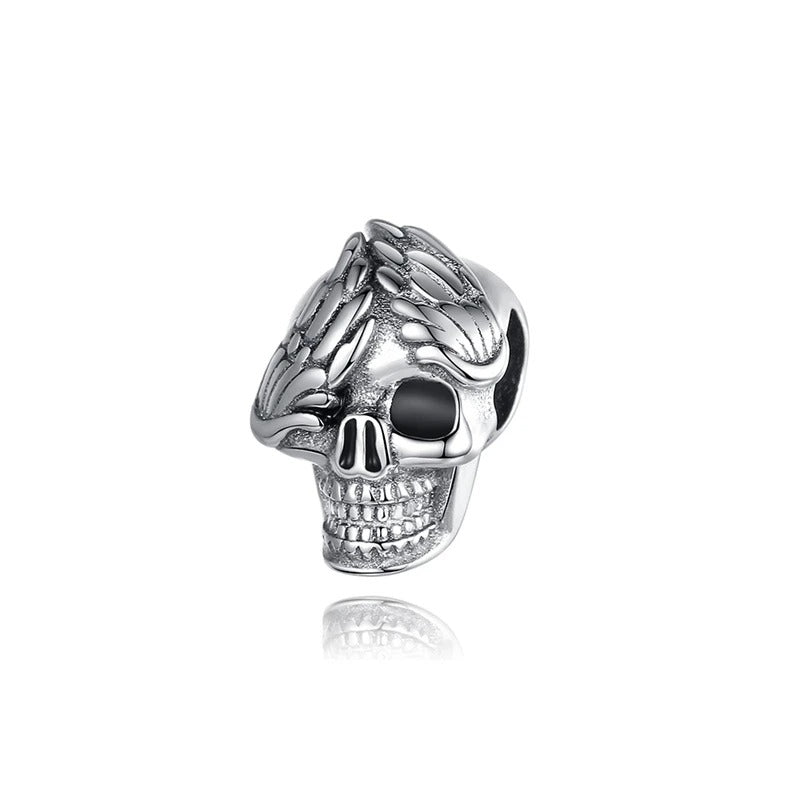 Charm Calavera con Alas