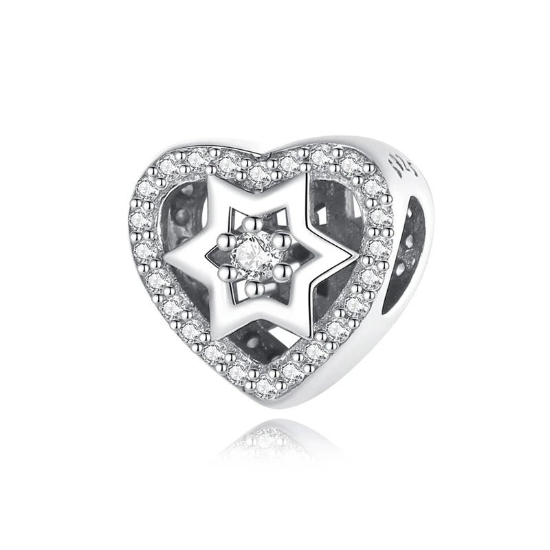 Charm Corazón con Estrella