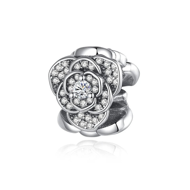 Charm Encanto de Rosa con Cristales