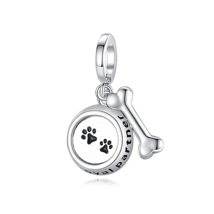 Charm Plato de Comida y Hueso