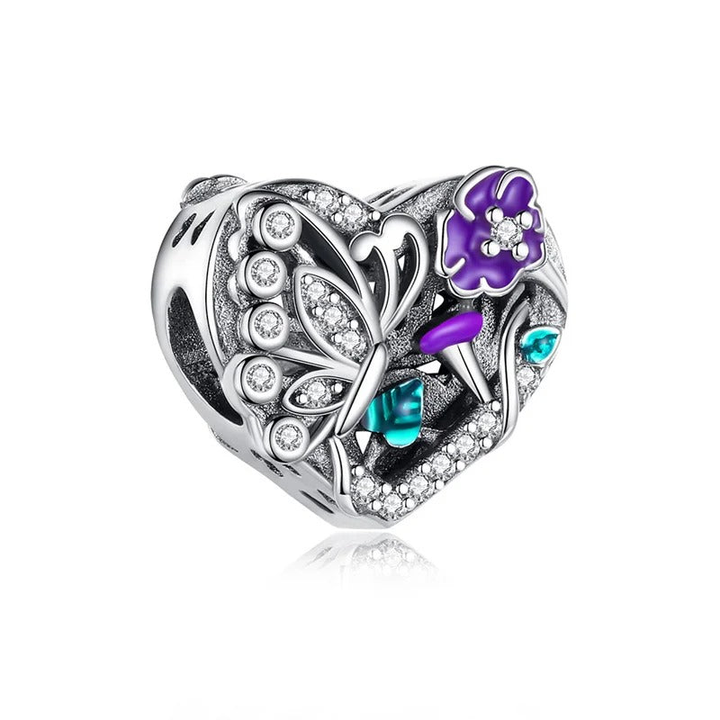 Charm Corazón y Mariposa de Septiembre