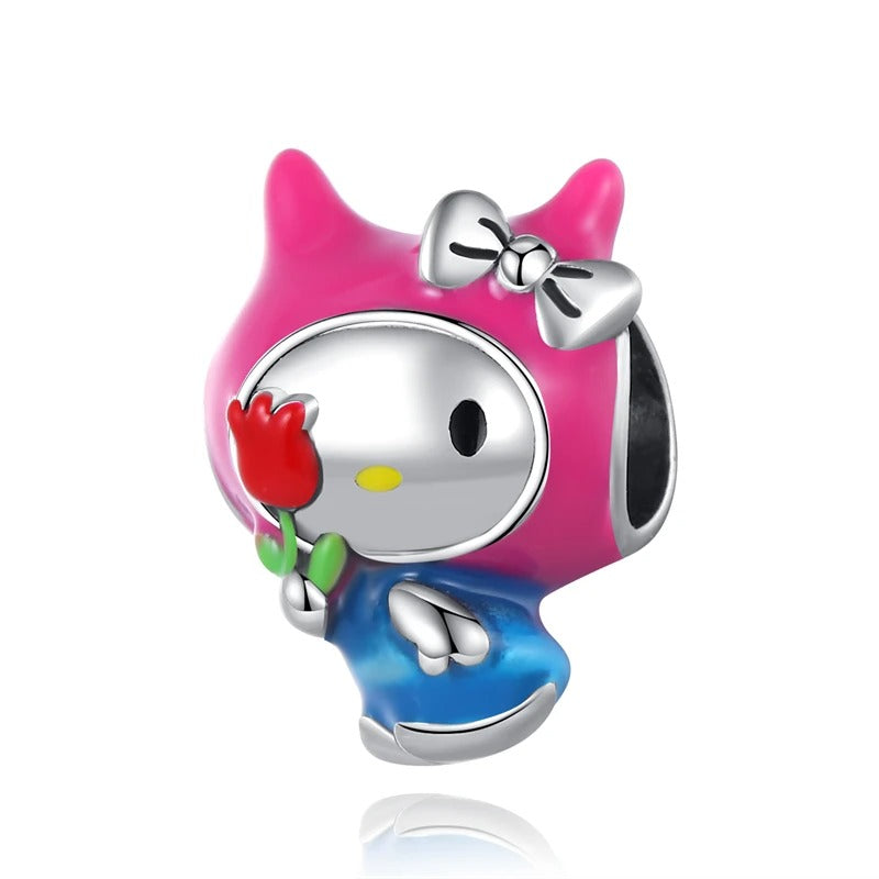 Charm Hello Kitty con Rosa