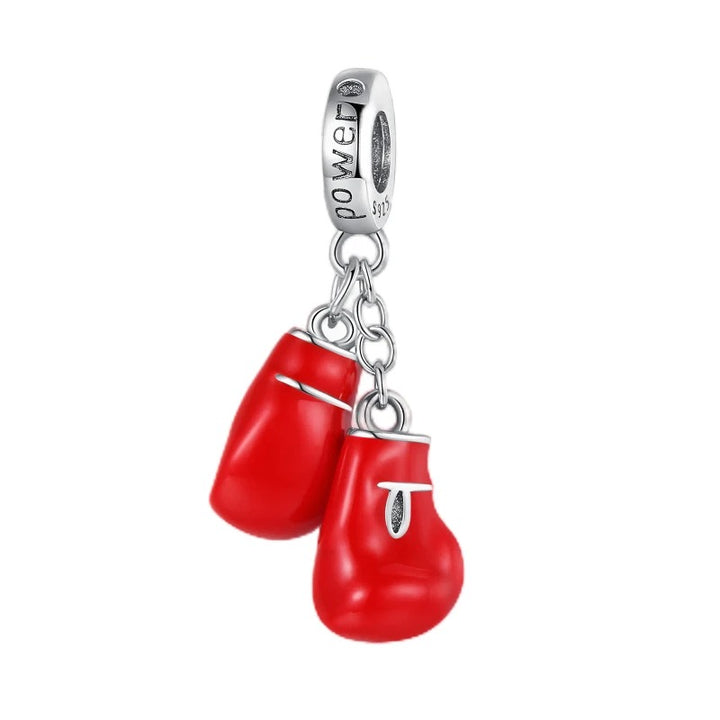 Charm Guantes de Box Rojos