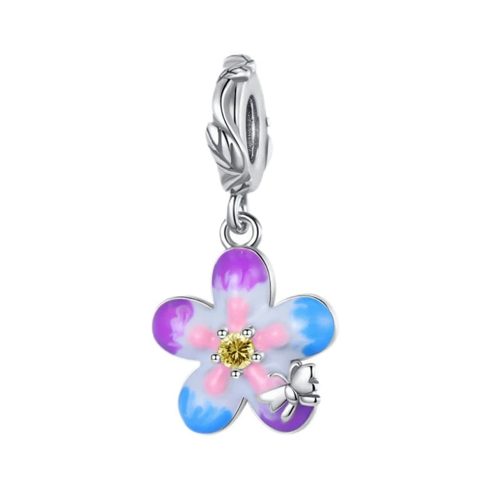 Charm Flor de Colores y Mariposa