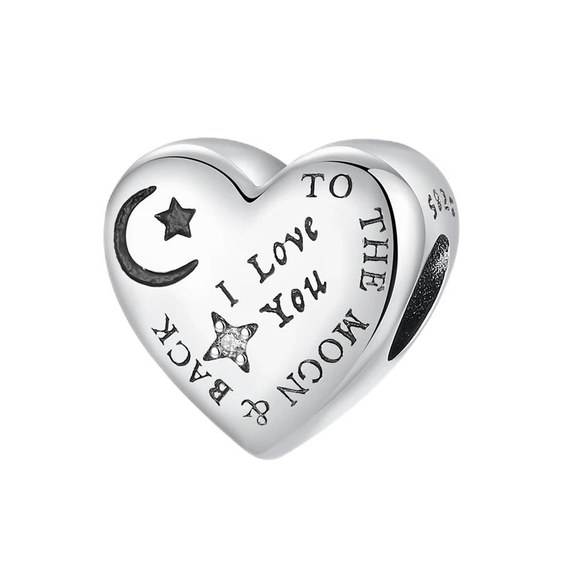 Charm Corazon "To The Moon & Back"