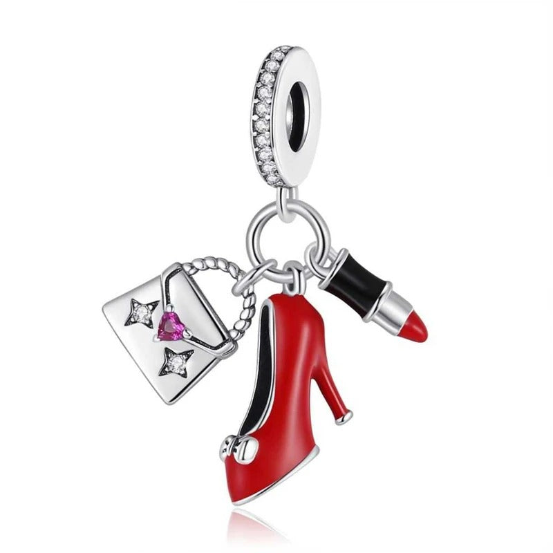 Charm Bolso, Zapatilla & Labial