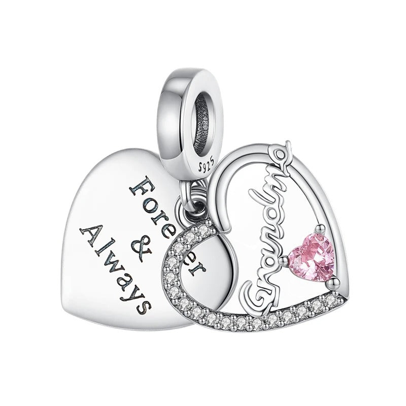 Charm Corazon Grandma & Corazon "Forever and Always"