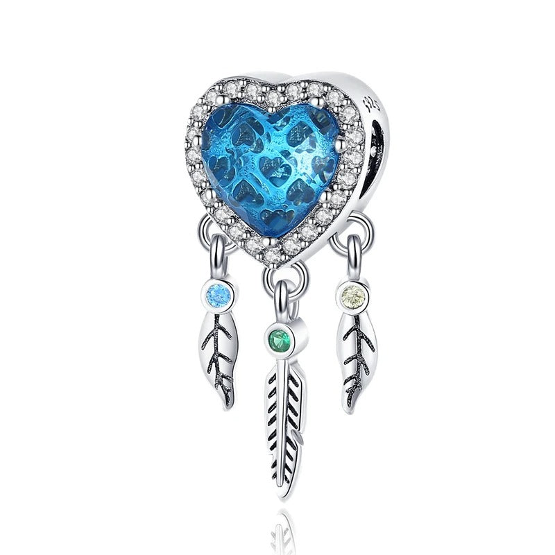 Charm Atrapasueño de Corazón Azul