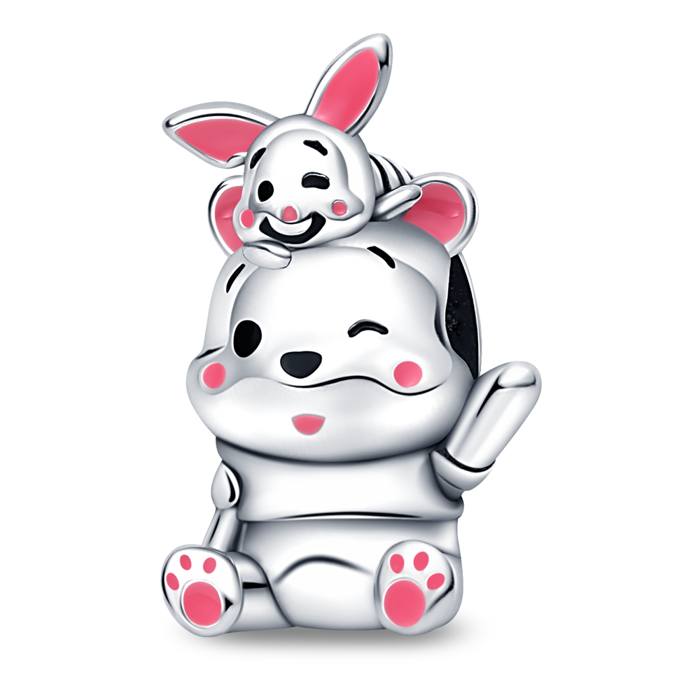 Charm Amuleto de Winnie the Pooh & Piglet.