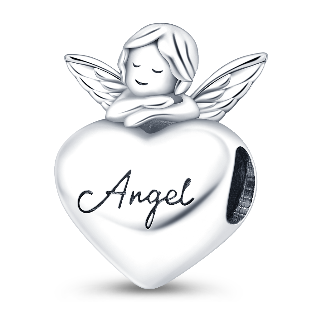 Charm Corazon de Angel Guardian