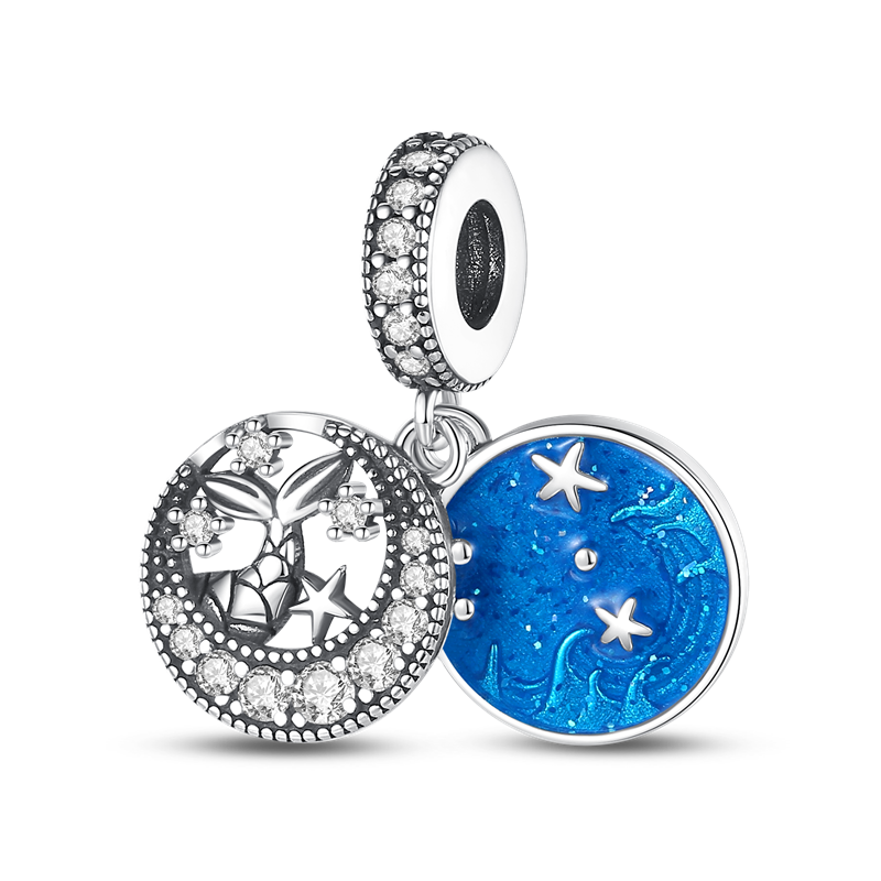 Charm Sirena & Luna Diamantada