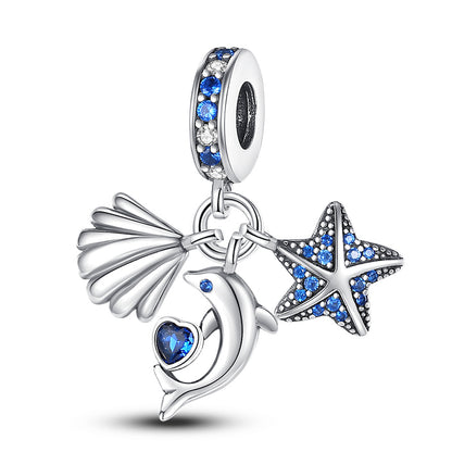 Charm Concha de Mar, Delfin & Estrella de Mar
