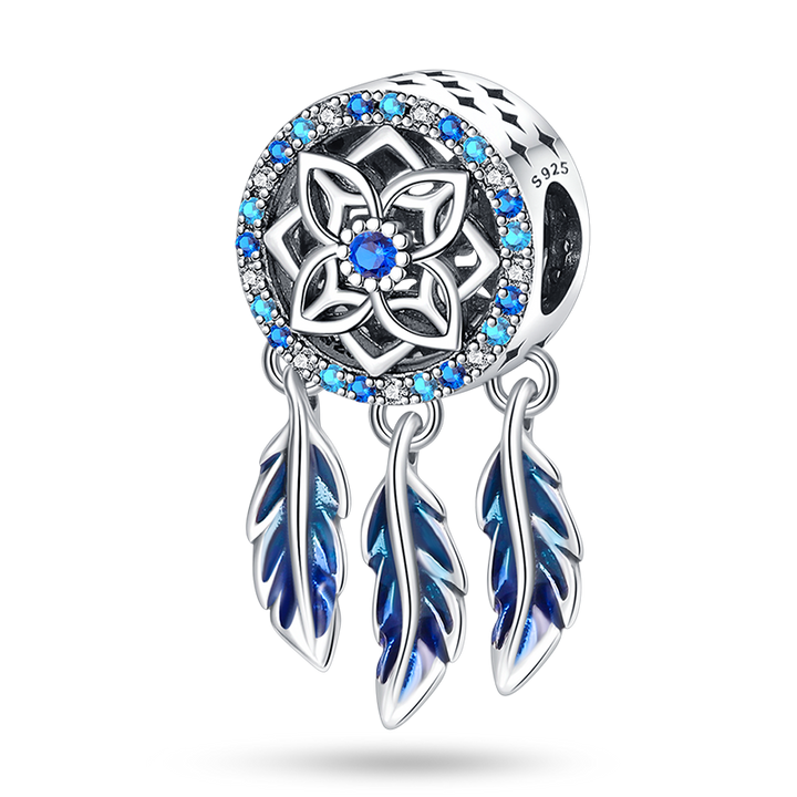 Charm Atrapasueños Mantra Azul