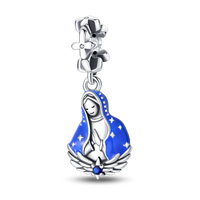 Thumbnail for Charm Virgen Maria Azul