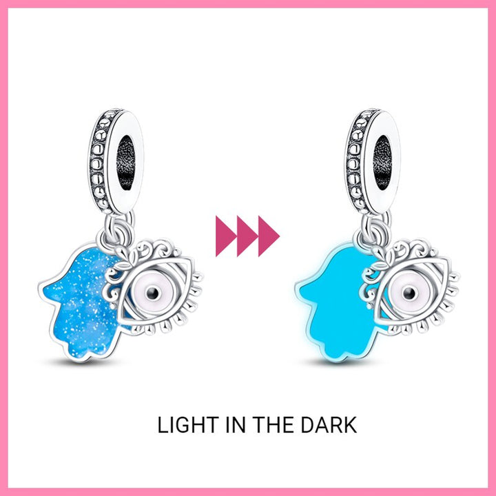 Charm Mano de Fatima Fluorescente