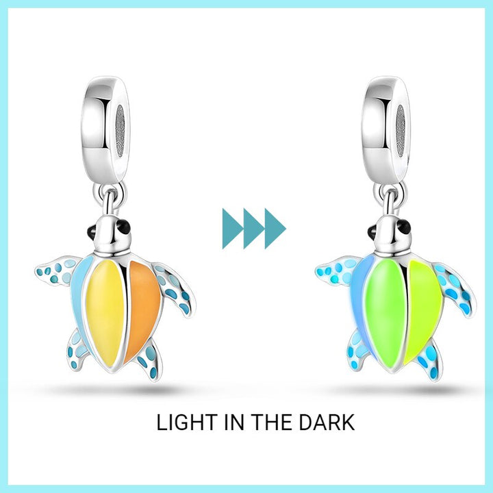 Charm Tortuga Eterna Fluorescente