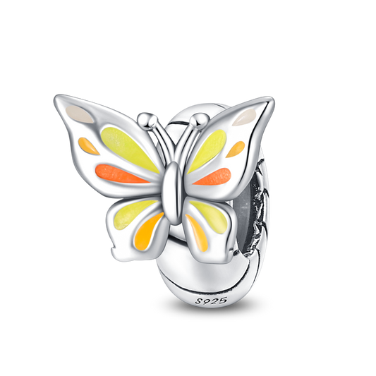 Charm Abalario de Mariposa Primaveral
