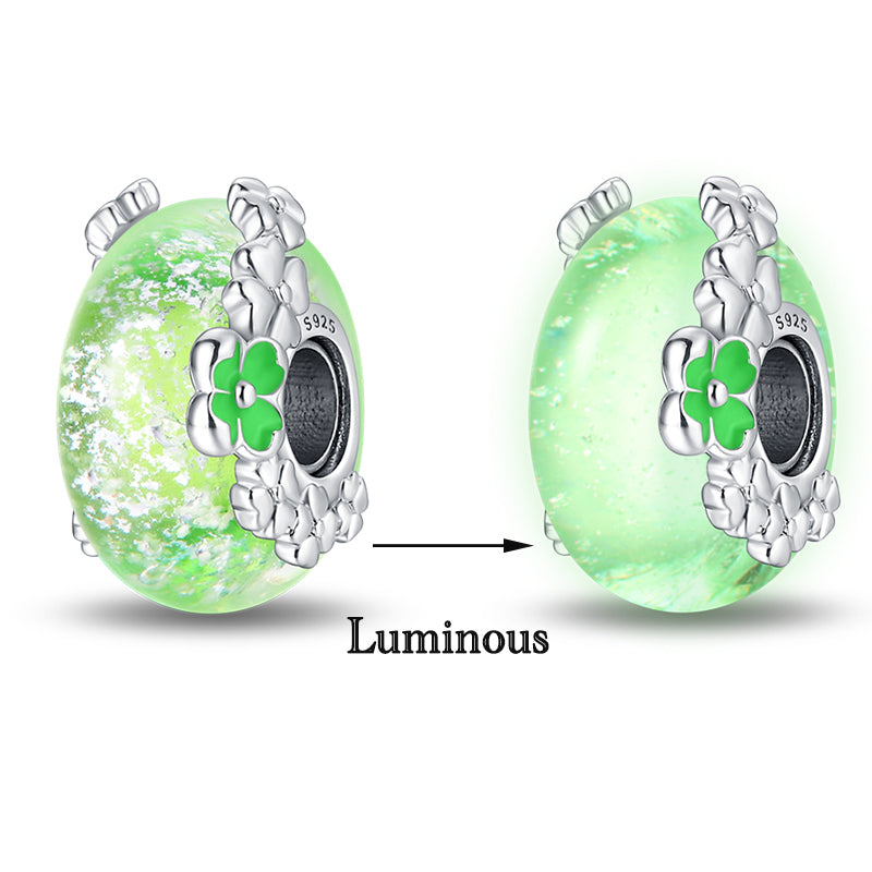 Charm Flores Verdes Fluorescente