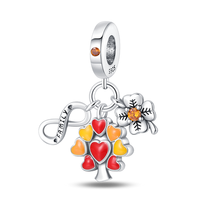 Charm Árbol de Corazón "Familia por Siempre"