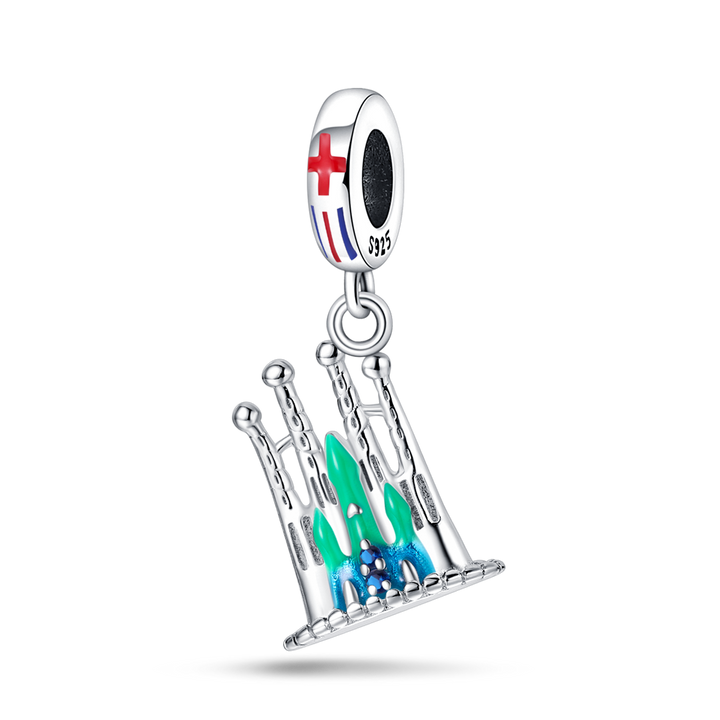 Charm Rascacielos Plateado