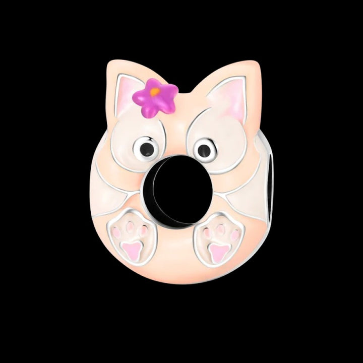 Charm Dona de Gatita Rosa