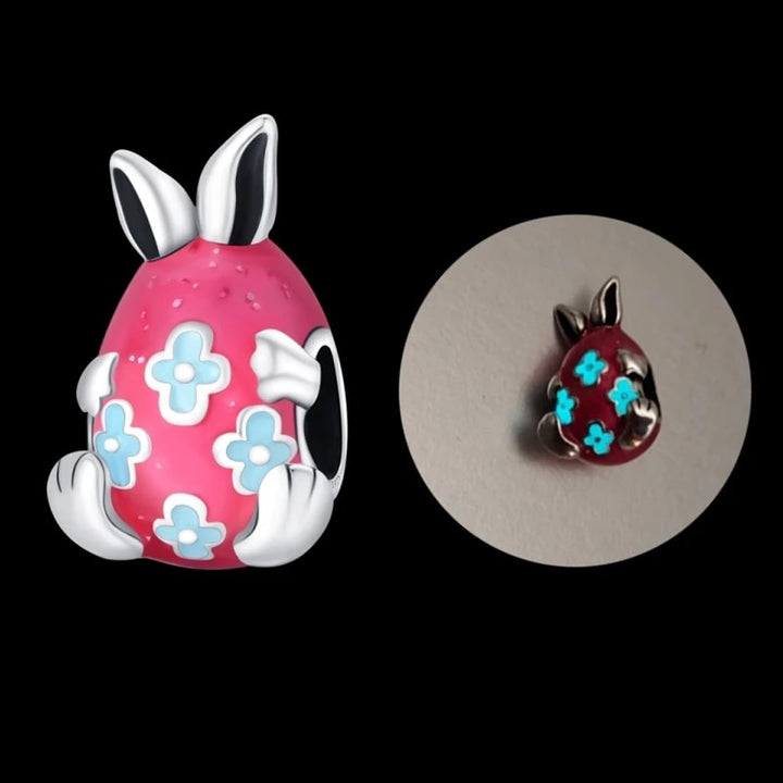 Charm Huevo de Pascua Fluorescente