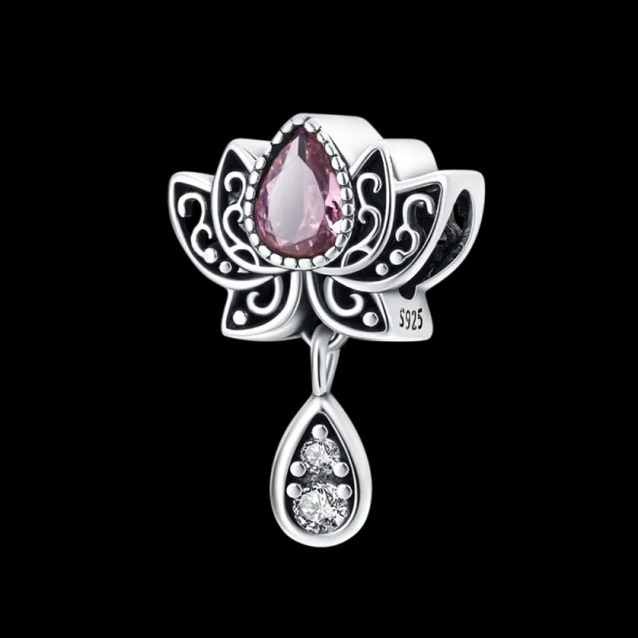 Charm Flor de Loto y Gota