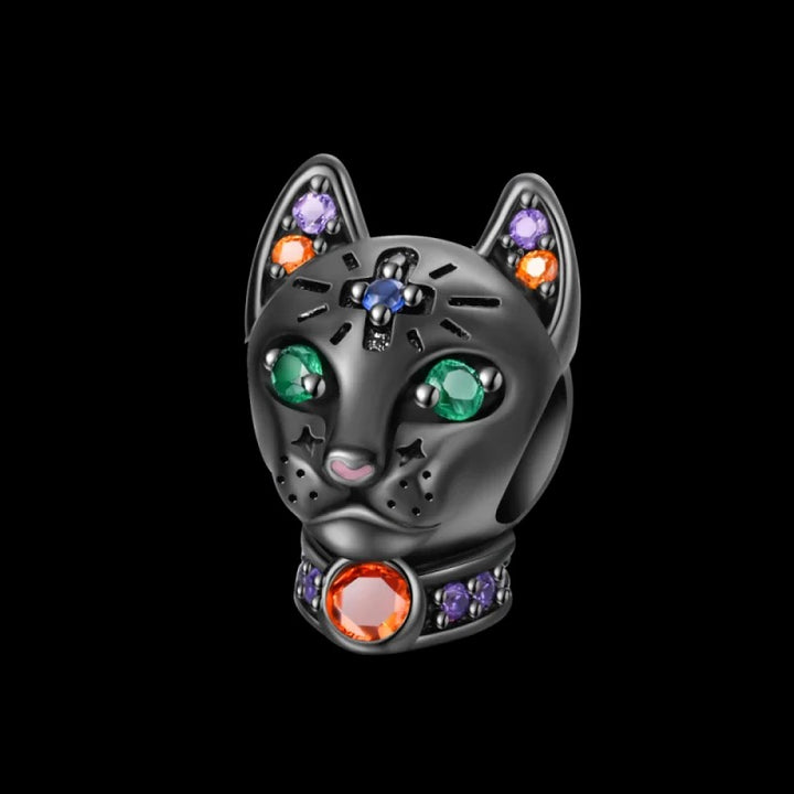 Charm Gato Negro Celestial