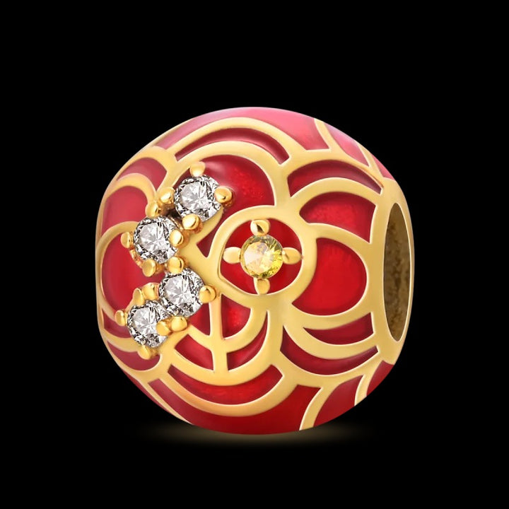 Charm Flor Roja China