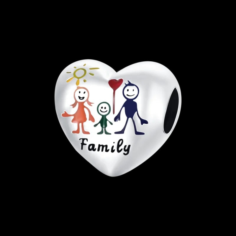 Charm Corazón "Family"