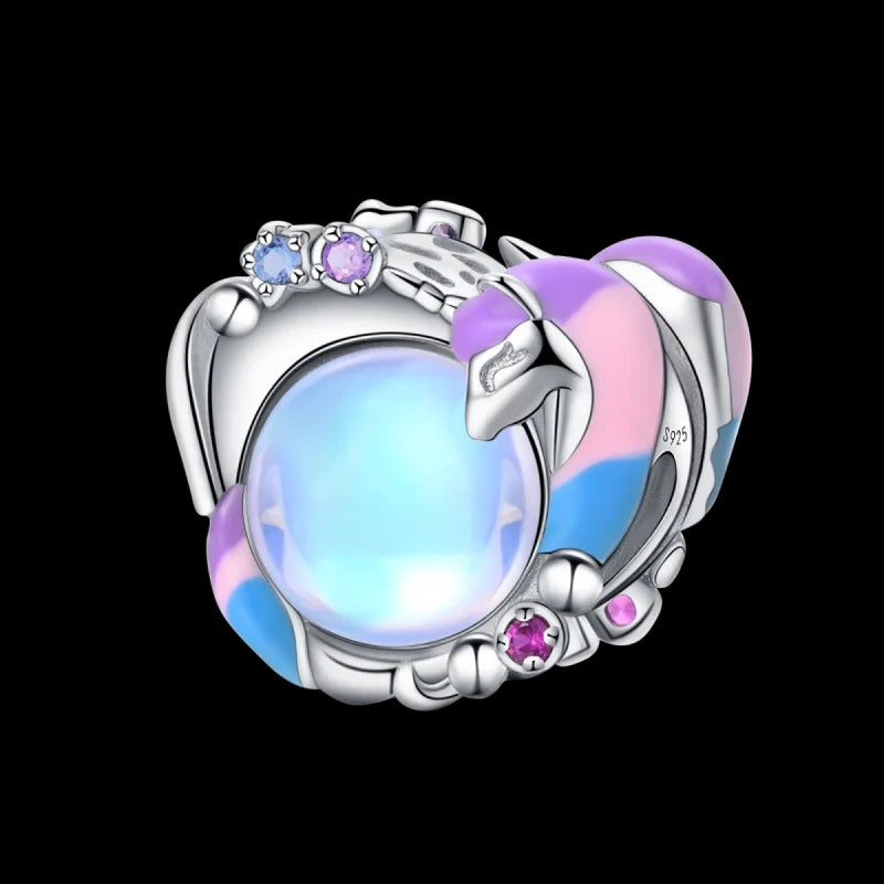 Charm Esfera Opal & Unicornios