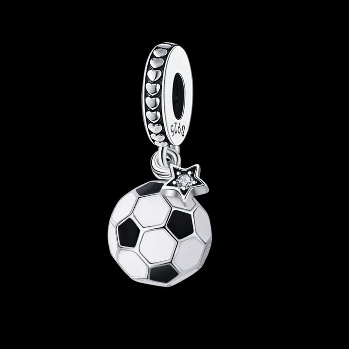 Charm Balón de Fútbol y Estrella