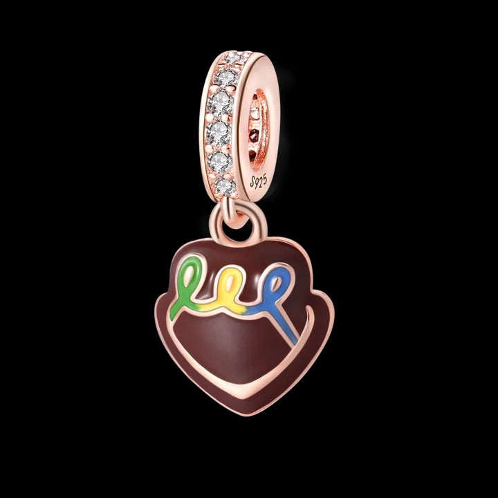 Charm Corazón de Chocolate