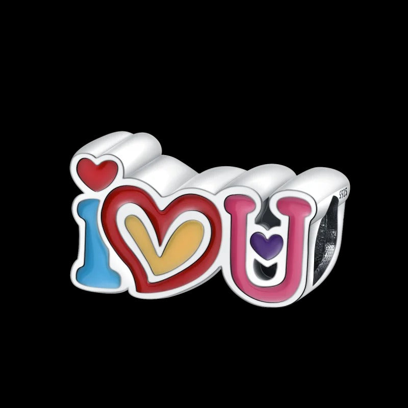 Charm Amuleto de I Love U