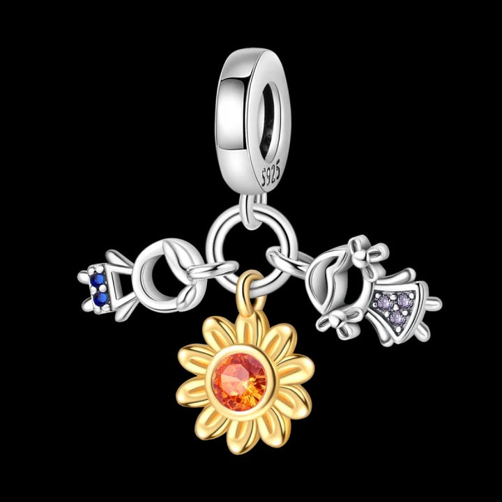 Charm Pareja y Girasol