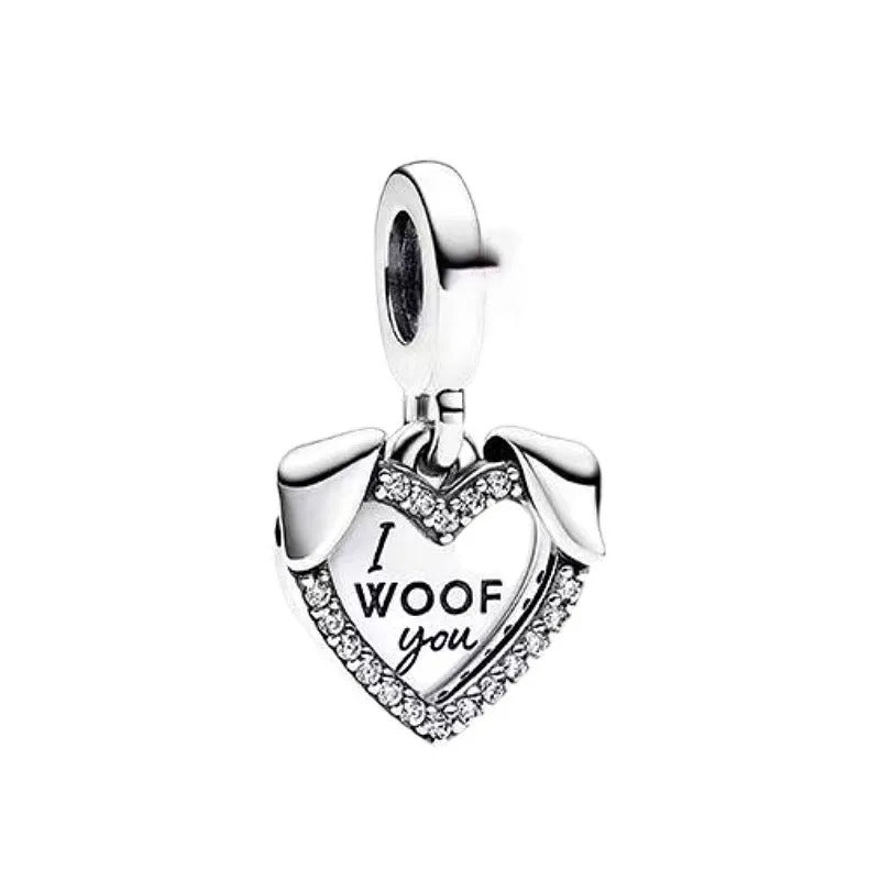 Charm Corazón "I Woof You"