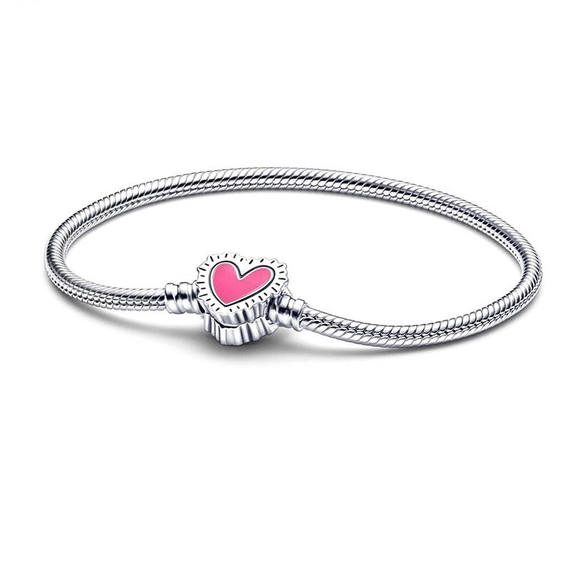 Pulsera Corazon Rosa de keith Haring